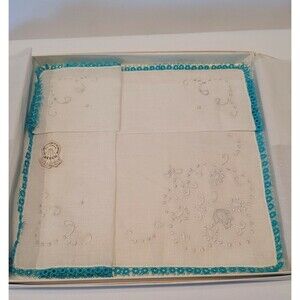 New Vintage Hankie Bridal Wedding Heirloom DESCO Orig Label